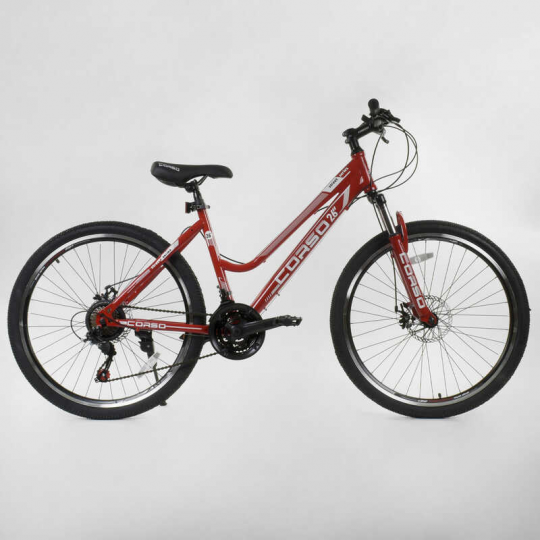 Велосипед Спортивный CORSO 26&quot;дюймов 71297 (1) рама металлическая 16’’, 21 скорость, собран на 75% Фото