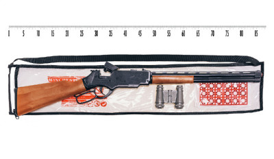 Винчестер игрушечная винтовка с восемнадцатью патронами, оптикой и биноклем