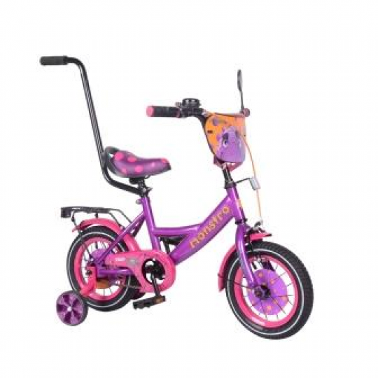 Велосипед TILLY Monstro 12&quot; T-212211 purple+pink /1/ Фото