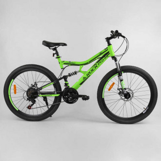 Велосипед Спортивный CORSO «Rock-Pro» 26&quot; дюймов 36102 (1) рама металлическая, SunRun 21 скорость, собран на 75%