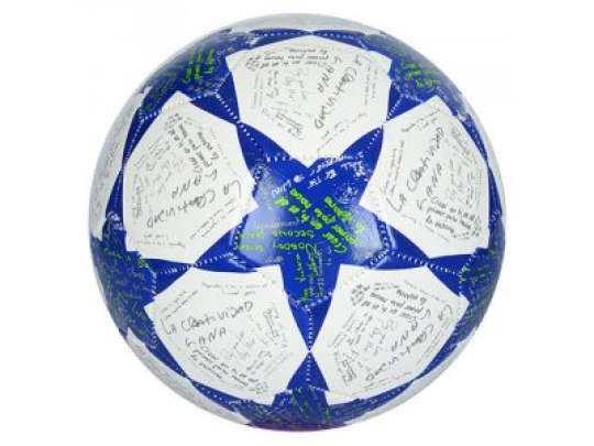 Мяч футбольный EN 3272 (30шт) размер 5, ПВХ 1,6мм, 300-320г, в кульке, Фото