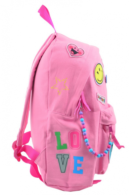 Подростковый рюкзак YES TEEN 32х41х14 см 17 л для девочек ST-32 Smiley World (555547) Фото